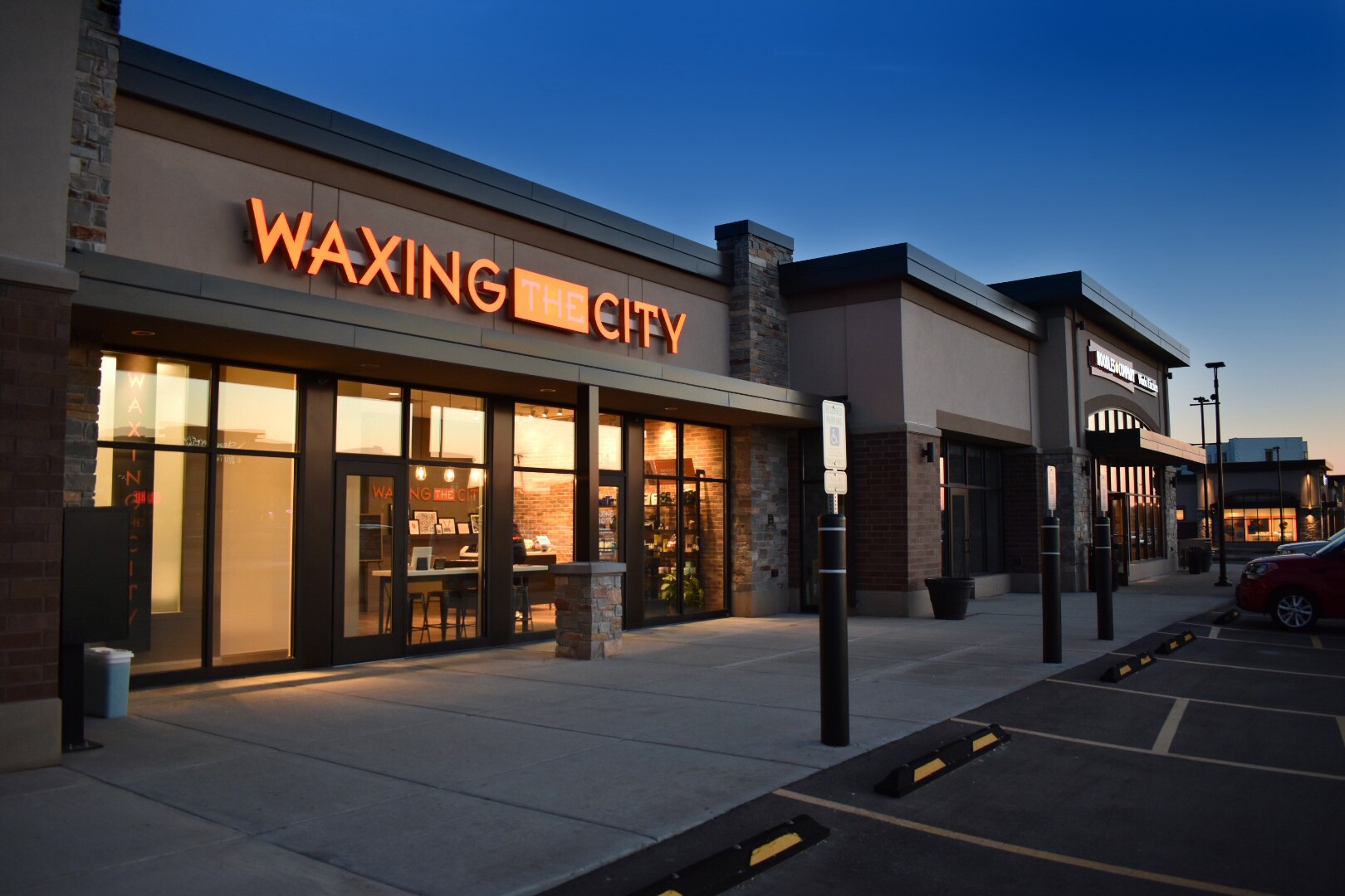 Waxing the city store front